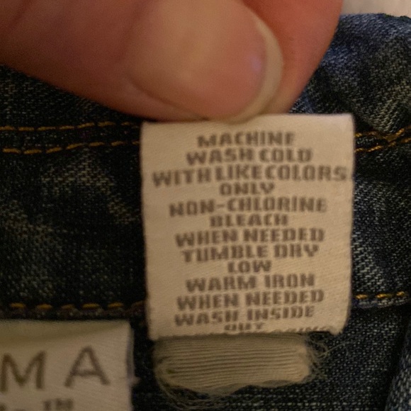 Vintage Sonoma “lifestyles” embroidered jeans over shirt size PL - Picture 6 of 7